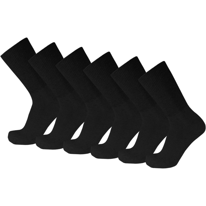 6 Pair Non Binding Neuropathy Socks For Support