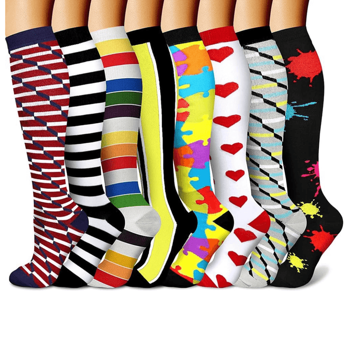 8 Pairs Comfort Focused Neuropathy Support Socks