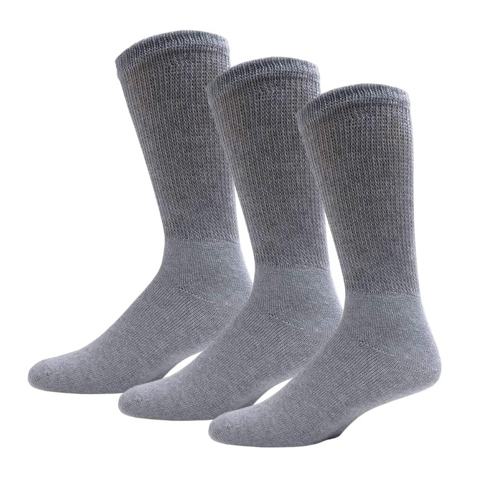 3 Pair Supportive Neuropathy Socks for All-Day Comfort