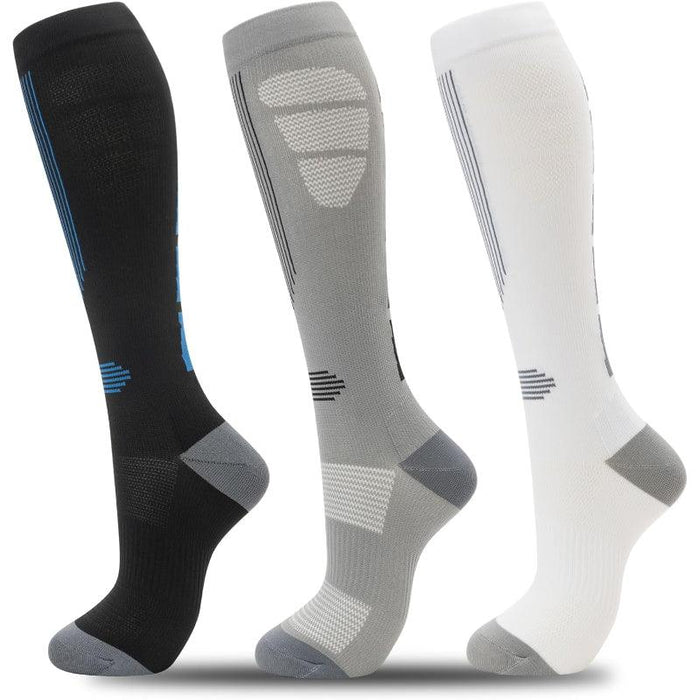 3 Pairs Circulation Support Compression Socks