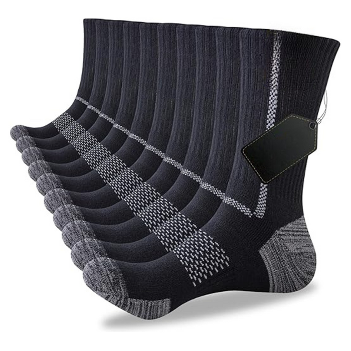 5 Pack Athletic Cushioned Socks – Comfort and Performance