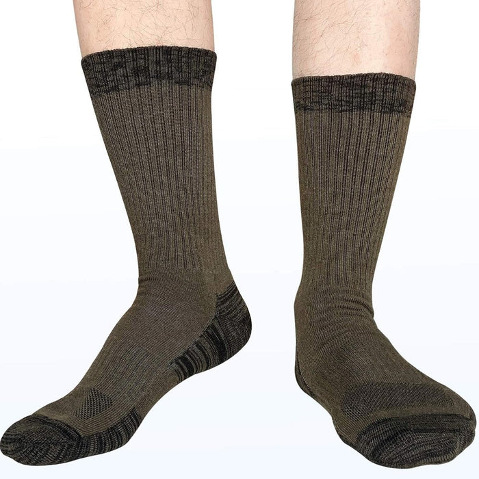 4 Pairs Antimicrobial Daily Wear Boot Socks - Comfort and Durability