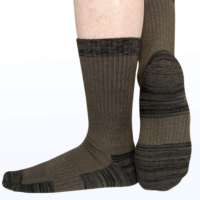 4 Pairs Antimicrobial Daily Wear Boot Socks - Comfort and Durability