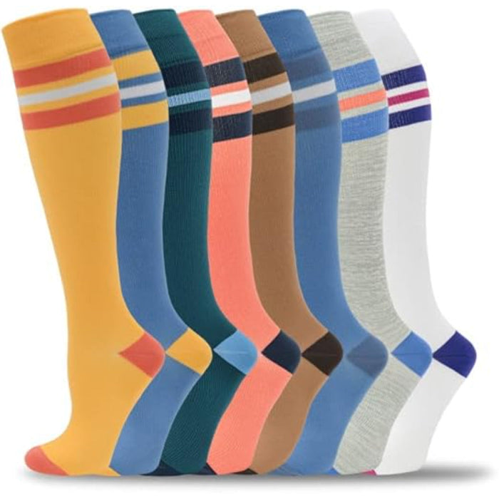 8 Pair Supportive Orthopedic Socks For Running