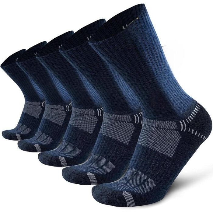 5 Pair Light Cushioned Athletic Running Anti Blister Socks