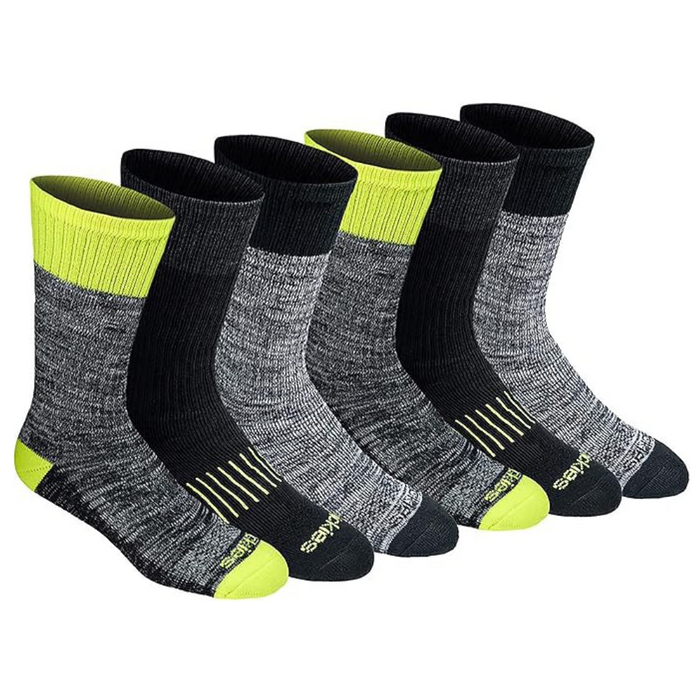 6 Pair Soft Cushioned Socks For Active Lifestyles