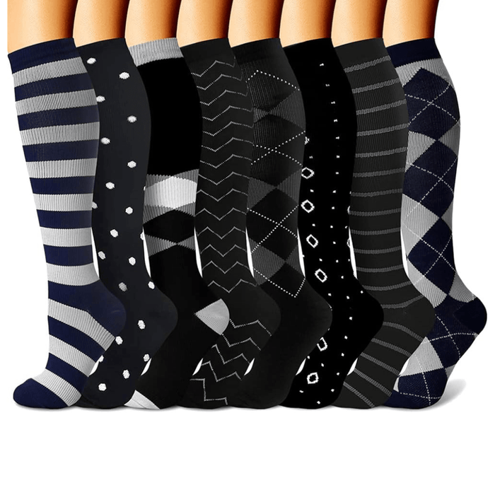 8 Pairs Comfort Focused Neuropathy Support Socks