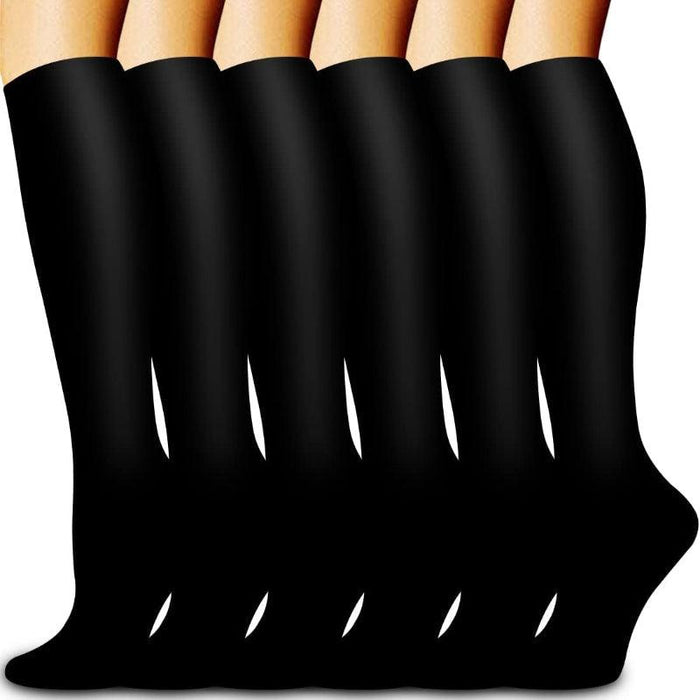 6 Pack Copper Compression Socks