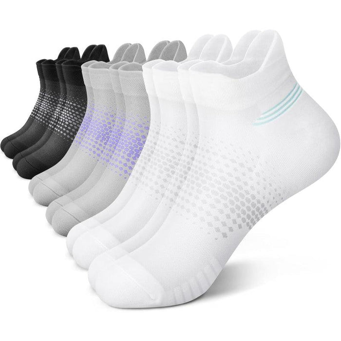 6 Pairs Compression Athletic Anti Blister Socks