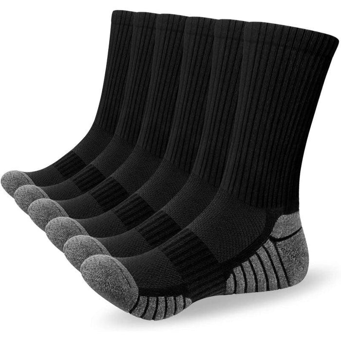 6 Pairs Cushioned Running Anti Blister Socks