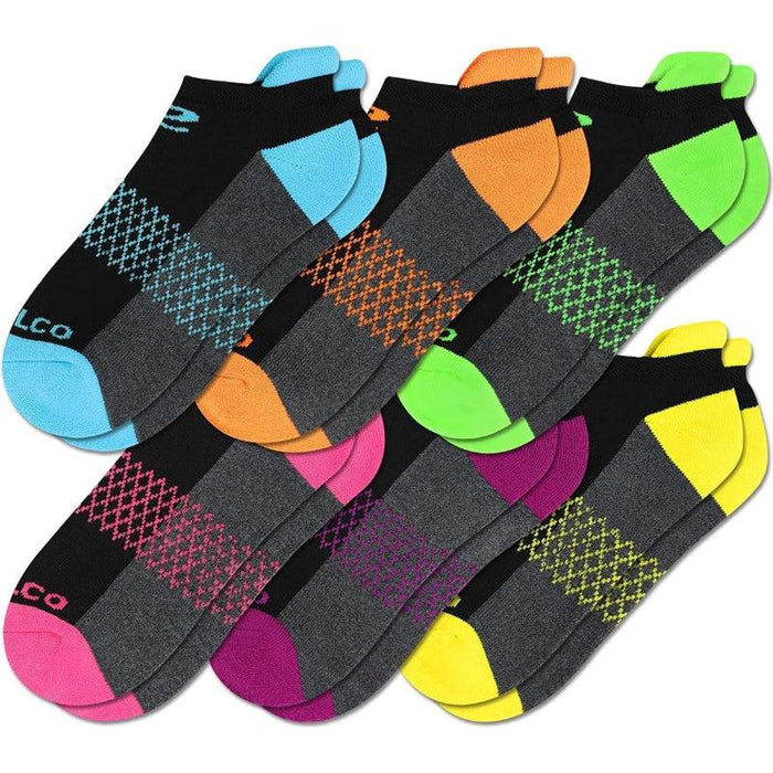 6 Pairs Running Athletic Cushioned Toe Socks