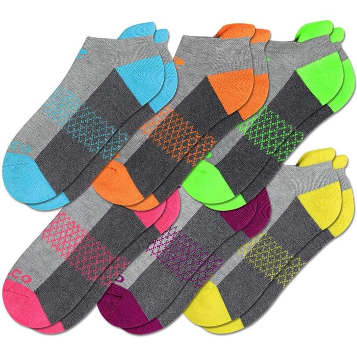 6 Pairs Running Athletic Cushioned Toe Socks