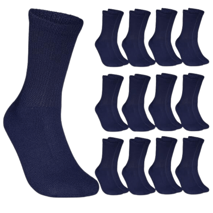 12 Pairs Non Binding Crew Neuropathy Socks