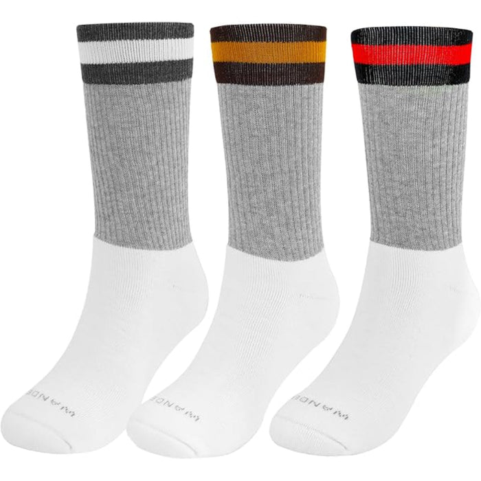 3 Pairs Classic Cushioned Socks - Everyday Comfort and Versatility