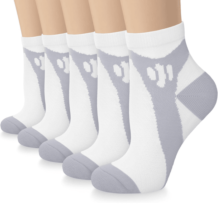 5 Pieces Of Lightweight Design Compression Plantar Socks