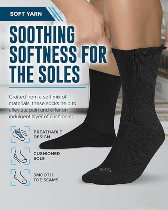 Non Binding Stretchable Arthritis Socks For All Day Comfort