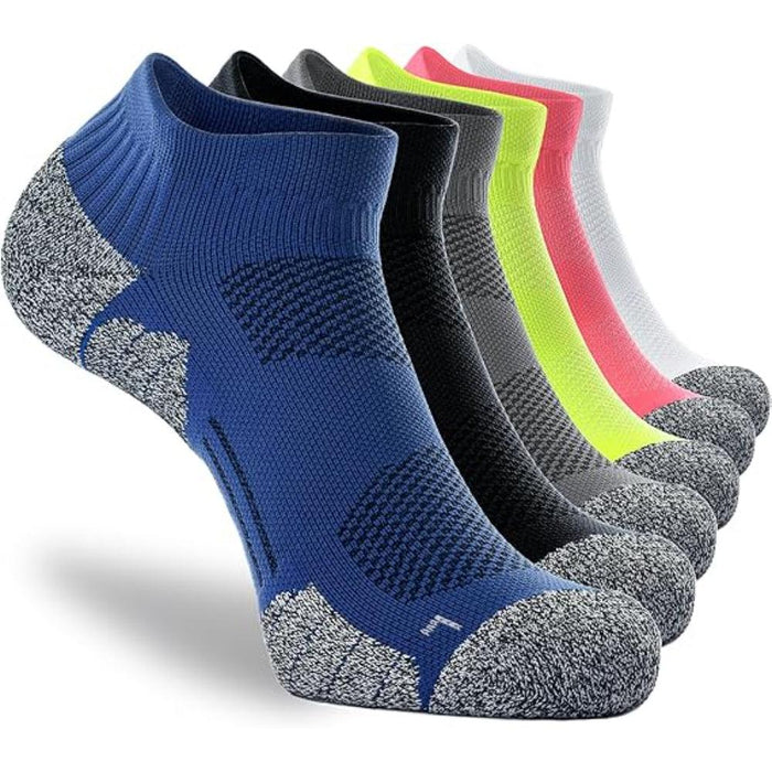 6 Pair Low Cut Athletic Compression Arthritis Socks