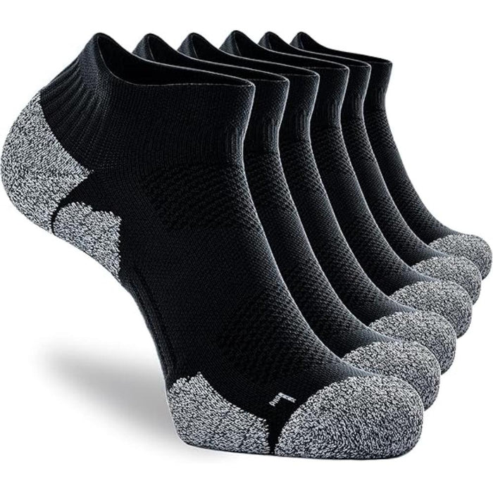 6 Pair Low Cut Athletic Compression Arthritis Socks