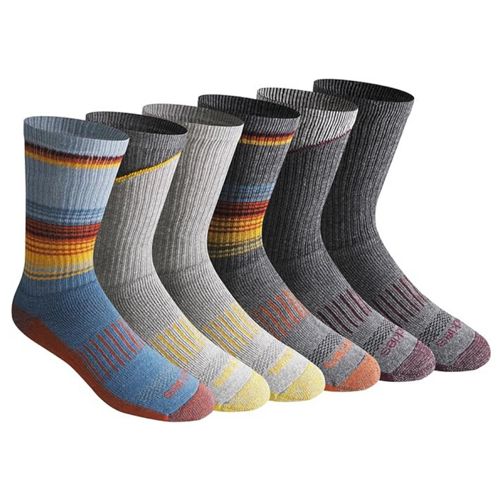 6 Pair Soft Cushioned Socks For Active Lifestyles