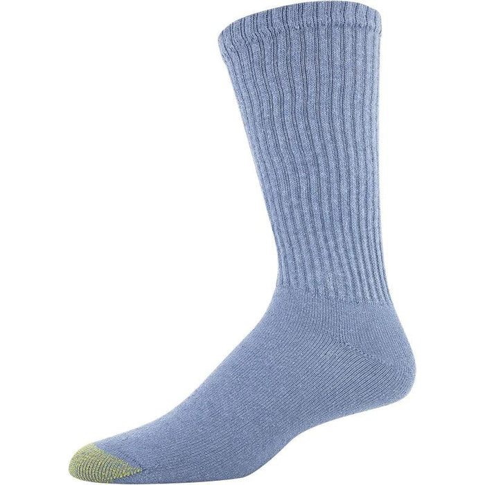 6 Pack Of Moisture Control Crew Socks for Everyday Use