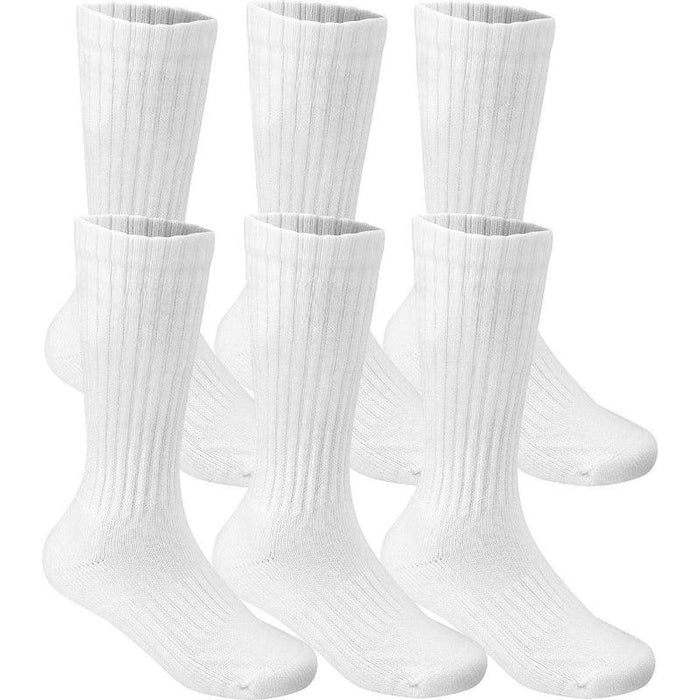 Cushioned Crew Performance Toe Socks Pack Of 6