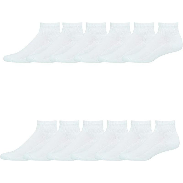 Double Tough Toe Socks With Grippers Pack Of 12