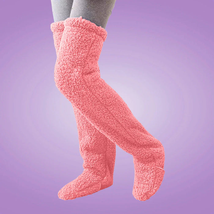 Fluffy Cuddle Sock Slippers