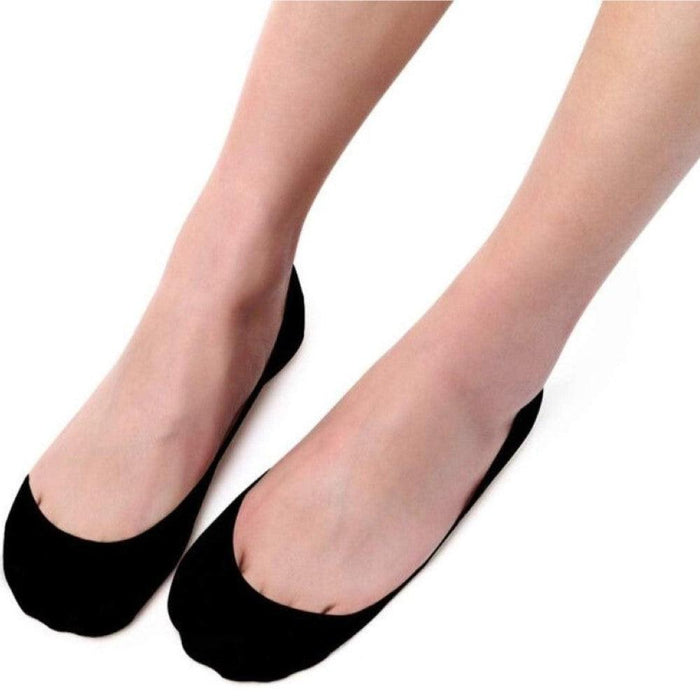 Pack Of 8 No Show Non Slip Socks