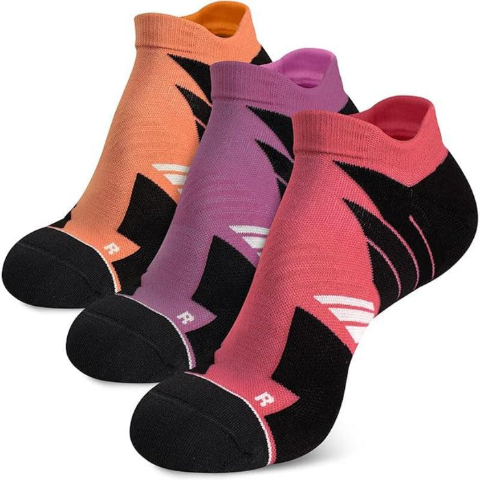 Pack Of 3 No Show Anti Blister Running Socks