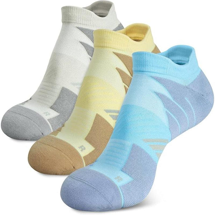 Pack Of 3 No Show Anti Blister Running Socks