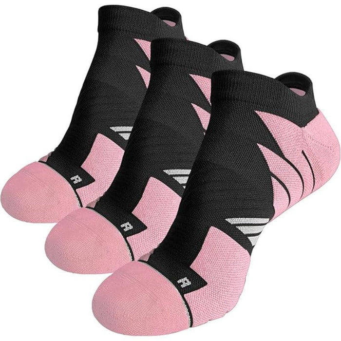 Pack Of 3 No Show Anti Blister Running Socks