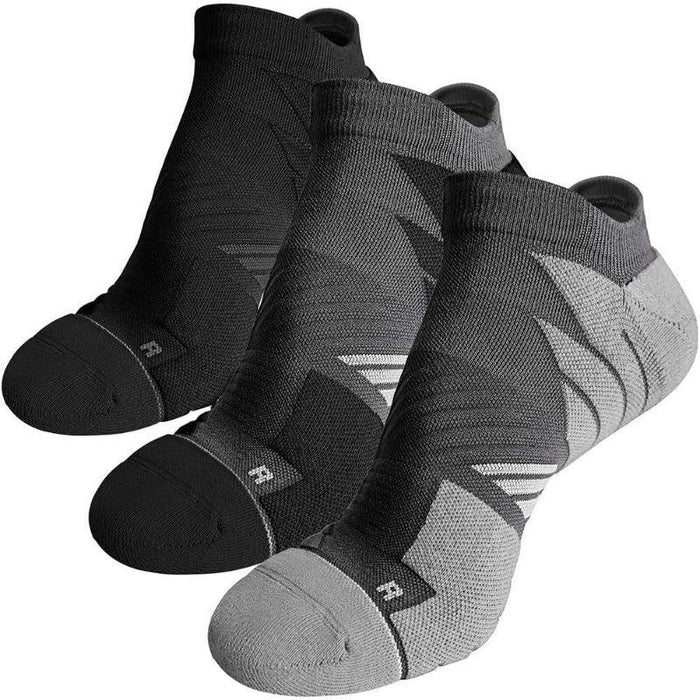 Pack Of 3 No Show Anti Blister Running Socks