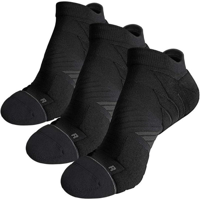 Pack Of 3 No Show Anti Blister Running Socks