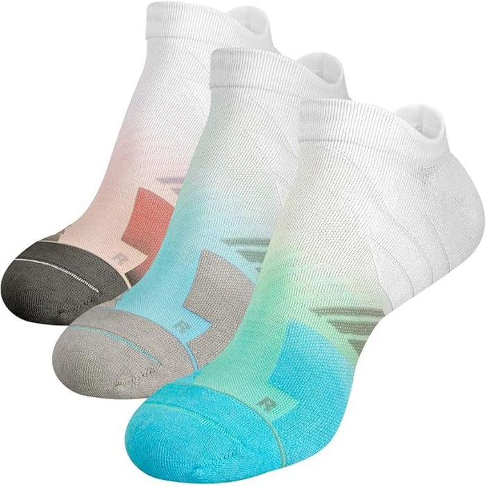 Pack Of 3 No Show Anti Blister Running Socks