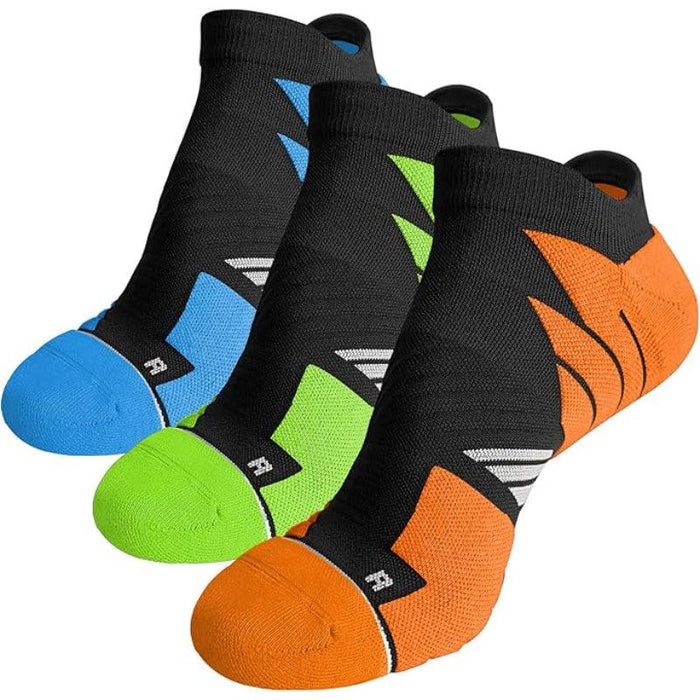 Pack Of 3 No Show Anti Blister Running Socks