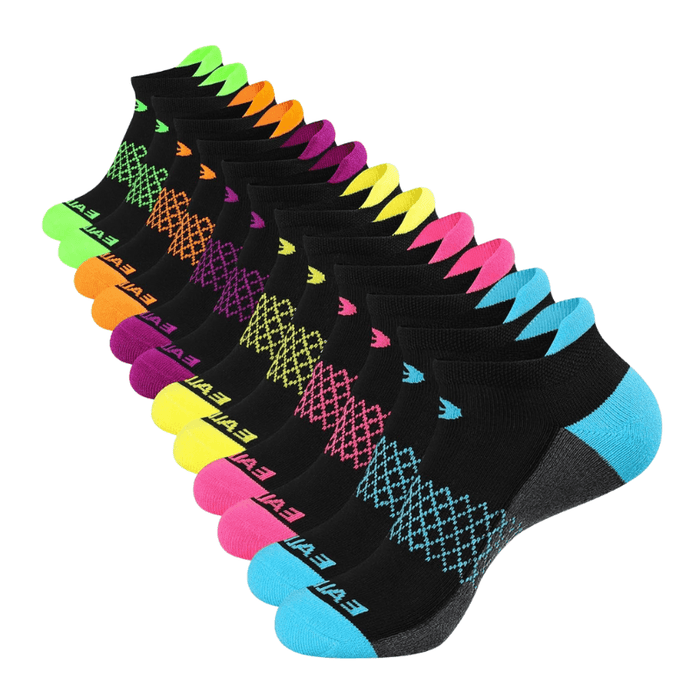 6 Pairs Cushioned Compression Socks