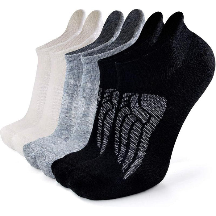 6 Pairs Merino Wool Compression Anti Blister Socks