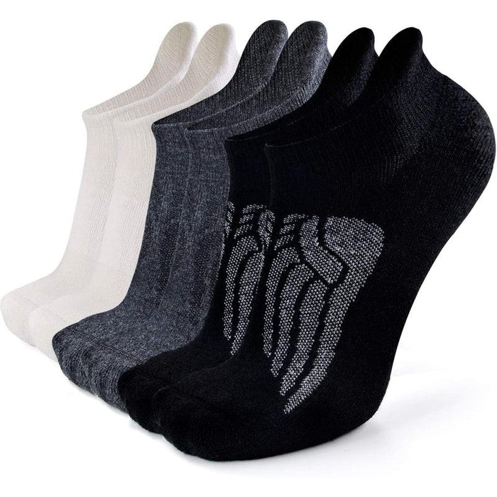 6 Pairs Merino Wool Compression Anti Blister Socks