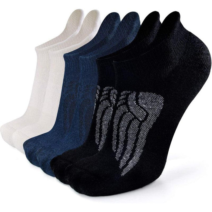 6 Pairs Merino Wool Compression Anti Blister Socks