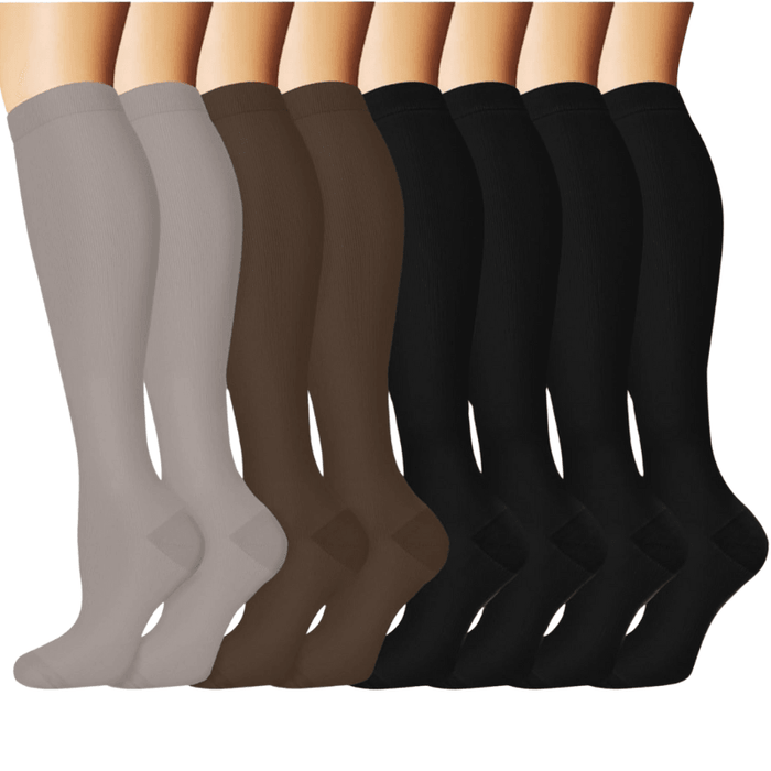 Pack Of 8 Running Compression Socks