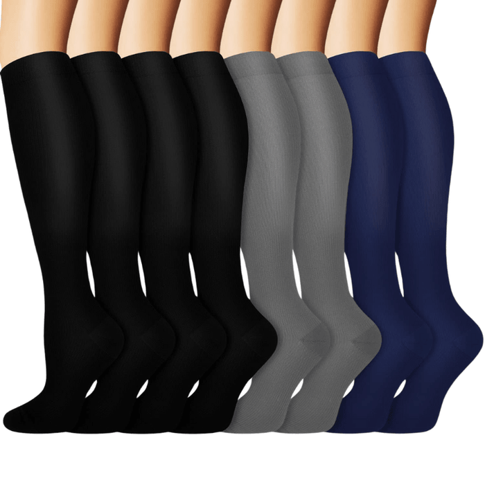 Pack Of 8 Running Compression Socks