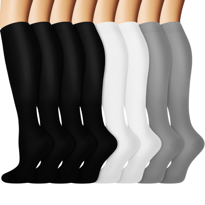 Pack Of 8 Running Compression Socks