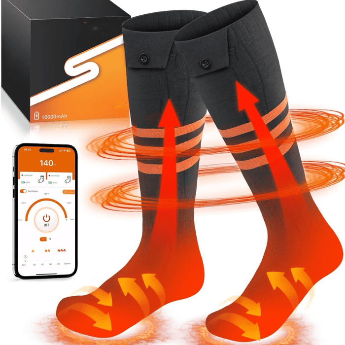 Rechargeable Electric Heated Socks With App Control