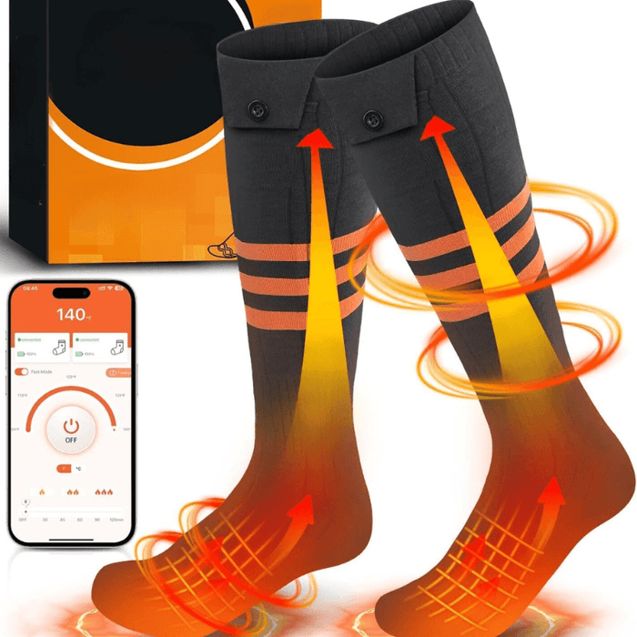 Rechargeable Electric Heated Socks With App Control