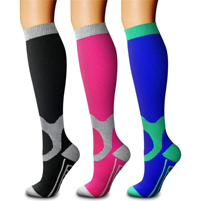 3 Pack Of Running Compression Socks