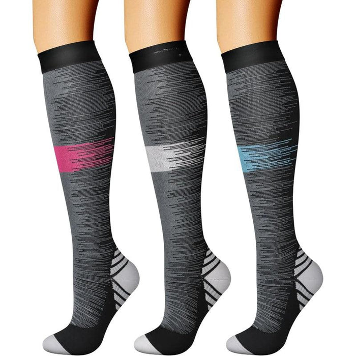 3 Pack Of Running Compression Socks