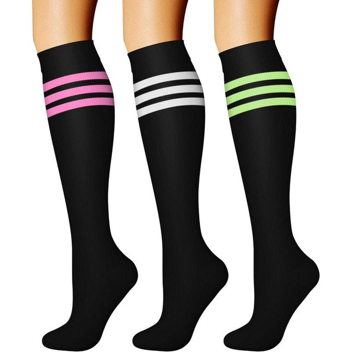 3 Pack Of Running Compression Socks