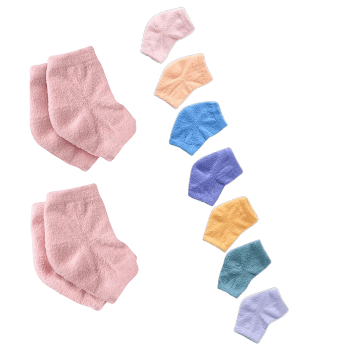 12 Pack Of Moisturizing Gel Socks For Sleep