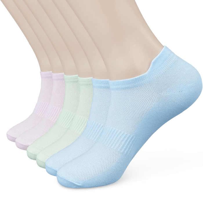 6 Pairs Comfy Athletic Ankle Support Socks