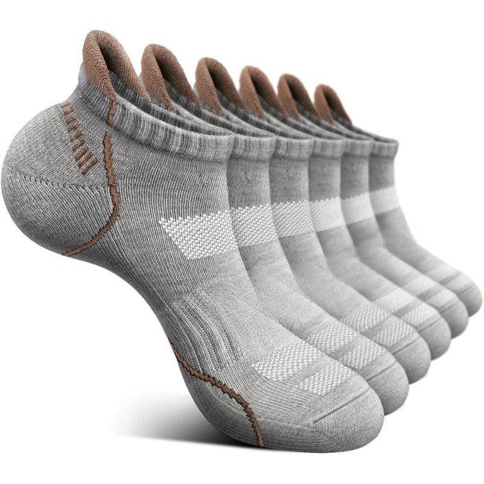 6 Pairs Ankle Support Socks For Walking And Jogging